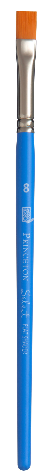 Universeller flacher Synthetikpinsel PRINCETON Select mit kurzem Stiel – 8