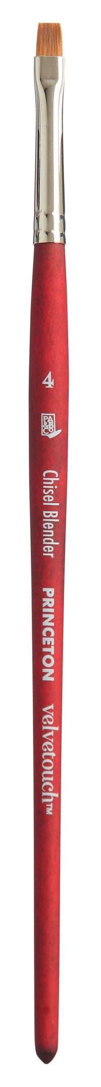 PRINCETON Velvetouch universeller Pinsel Chisel Blender mit kurzem Stiel – 4