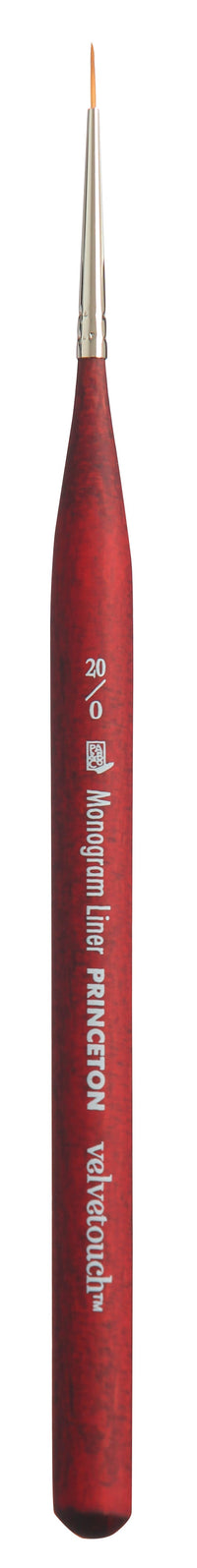 Universeller Synthetikpinsel PRINCETON Velvetouch Monogram Liner Größe 20/0
