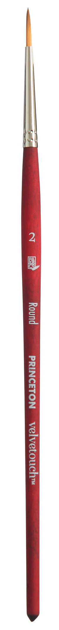 PRINCETON Velvetouch Universeller Rundpinsel mit kurzem Stiel – 2