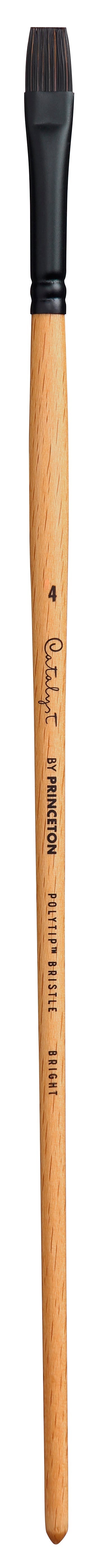 PRINCETON Catalyst Polytip Flachpinsel Bright mit langem Stiel – 4