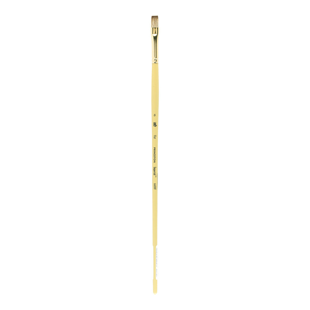 PRINCETON Imperial Synthetic Mongoose Flachpinsel mit langem Stiel – 8