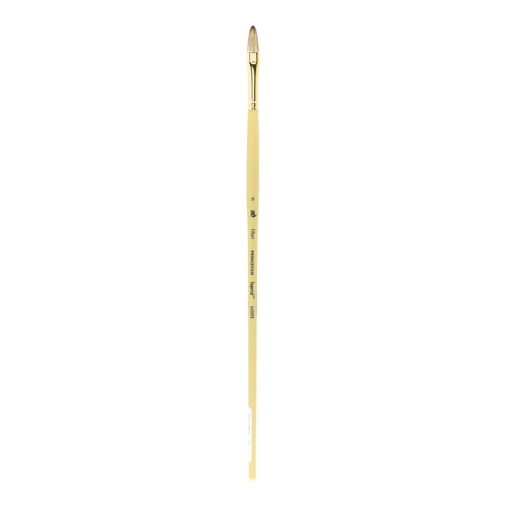 PRINCETON Imperial Ölmalpinsel Synthetik Mongoose Filbert mit langem Stiel – 8