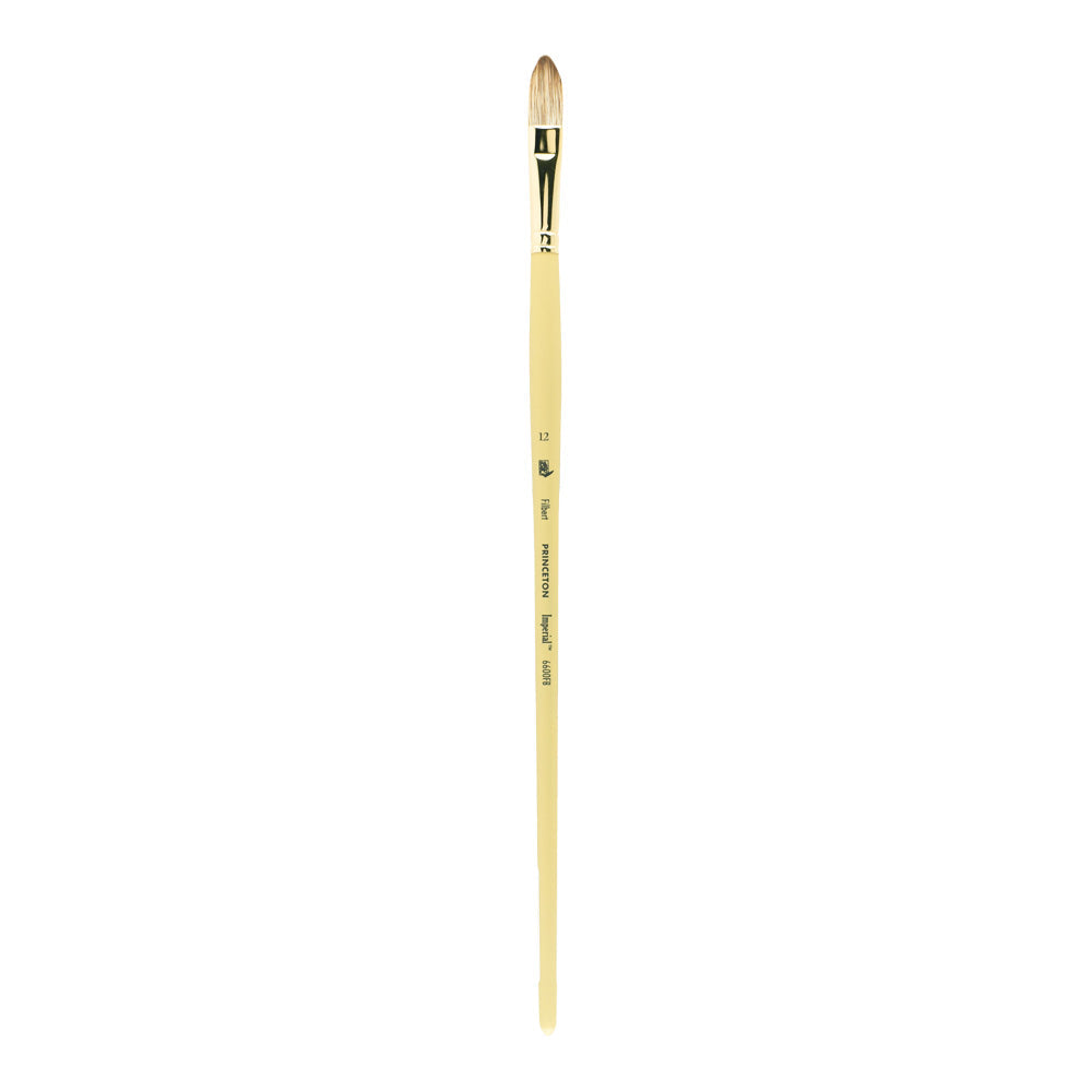 PRINCETON Imperial Ölmalpinsel Synthetik Mongoose Filbert mit langem Stiel – 12