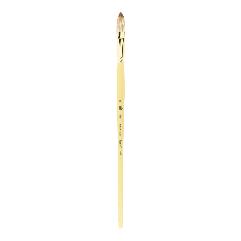 PRINCETON Imperial Ölmalpinsel Synthetik Mongoose Filbert mit langem Stiel – 16