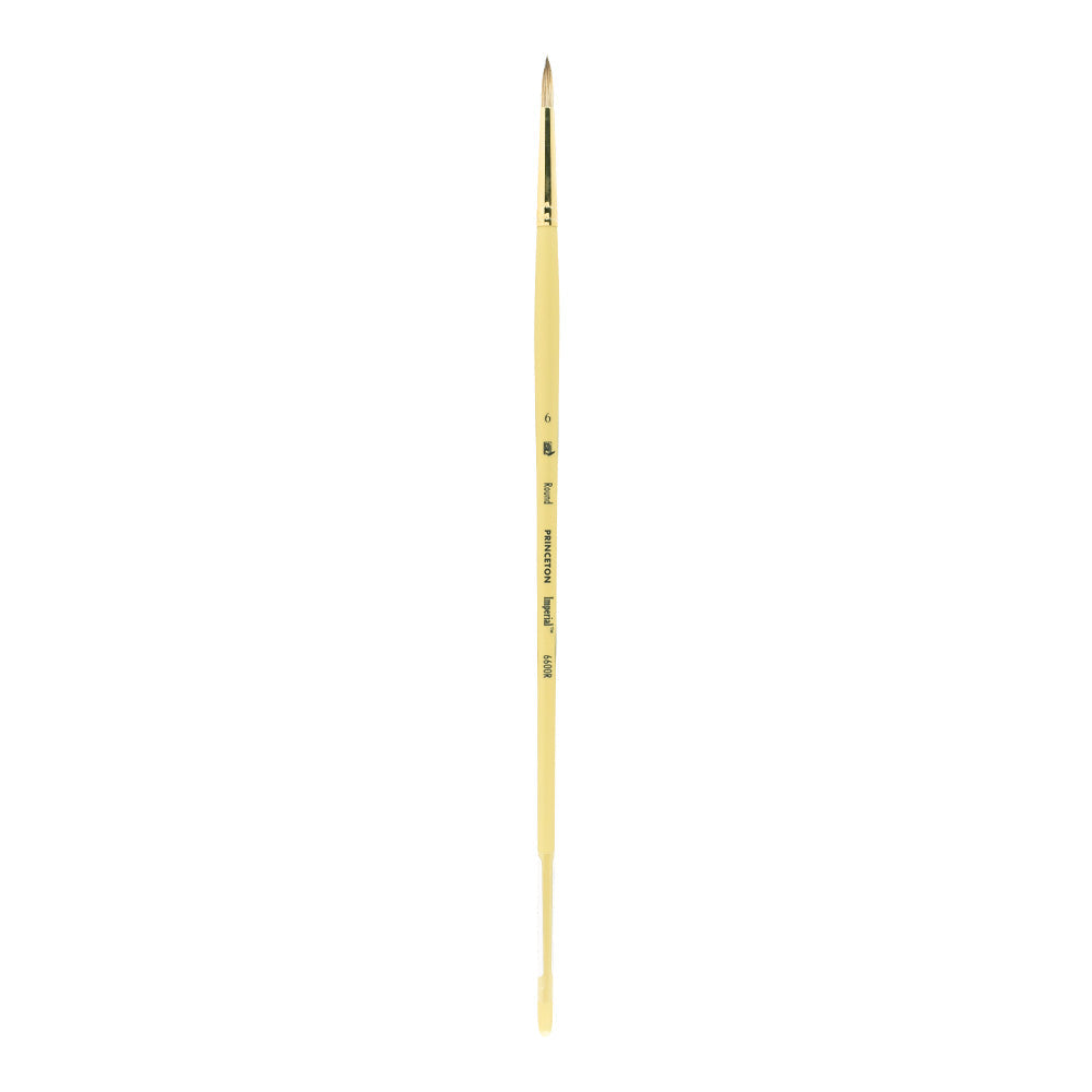 PRINCETON Imperial Rundpinsel Synthetik Mongoose mit langem Stiel – 6