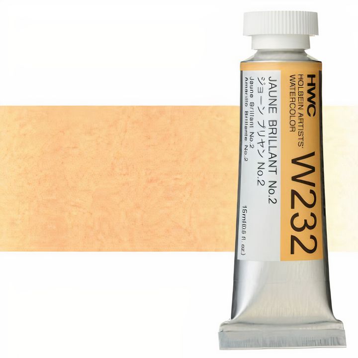 Profesionalne akvarel boje Holbein Artists 15 ml | žute nijanse — slika 8