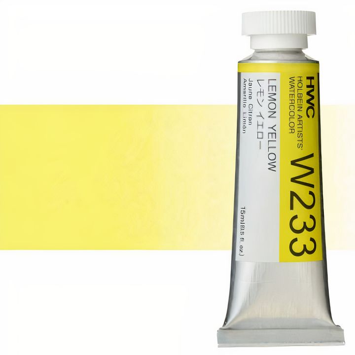 Profesionalne akvarel boje Holbein Artists 15 ml | žute nijanse — slika 9