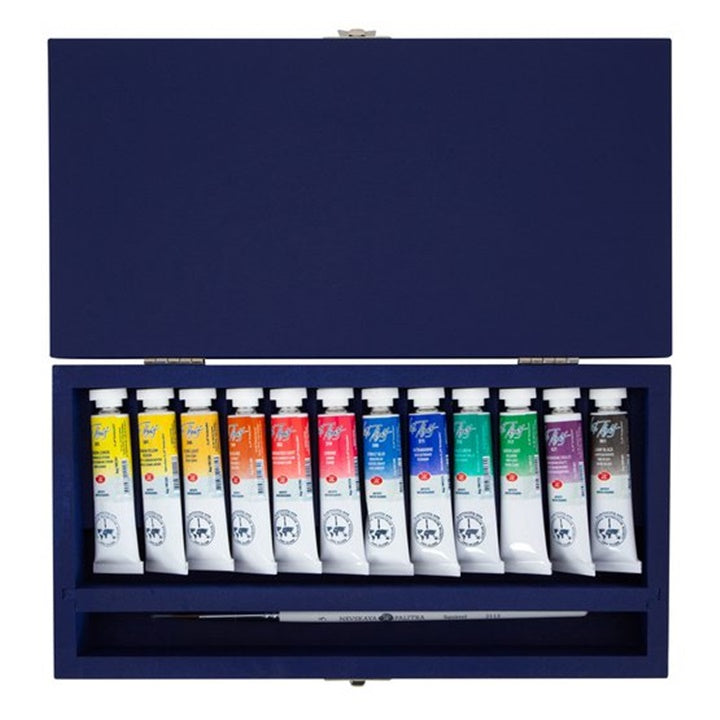 Professionelle Aquarellfarben White Nights in Holzbox 12 x 10 ml — Bild 2