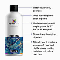Professionelles Pouring Medium PROFI von KOMPOZIT | verschiedene Größen — Bild 1