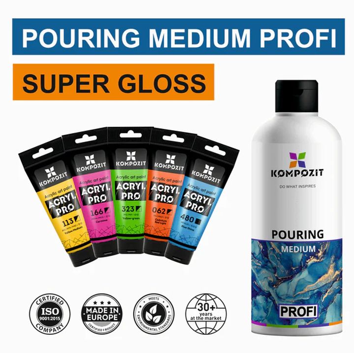Professionelles Pouring Medium PROFI von KOMPOZIT | verschiedene Größen — Bild 6