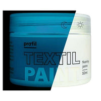 Profil Textilfarbe nachtleuchtend Blau 50 ml — Bild 2