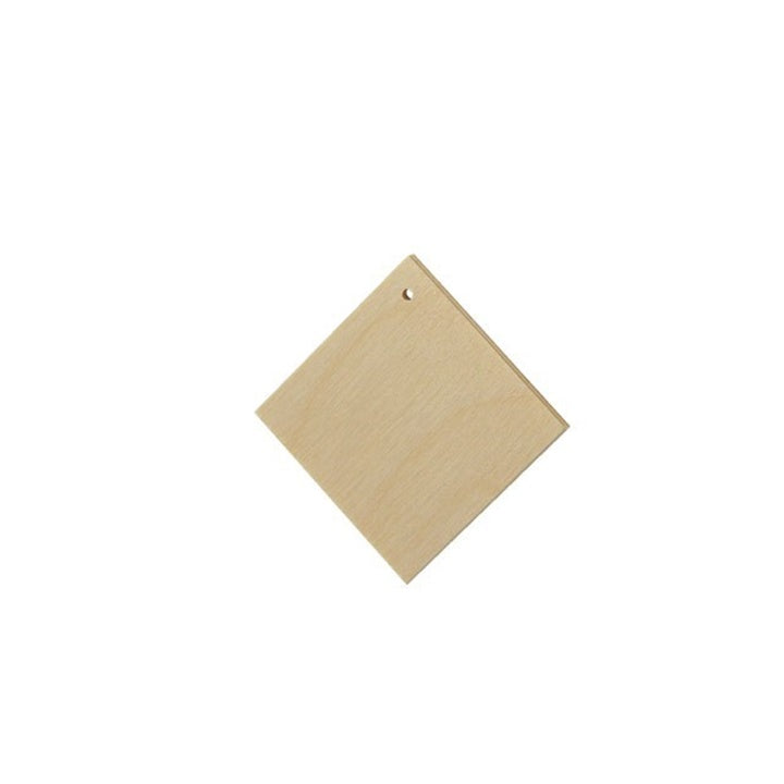 Quadratischer Anhänger aus Holz — Bild 2