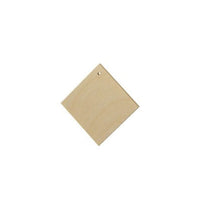 Quadratischer Anhänger aus Holz — Bild 2