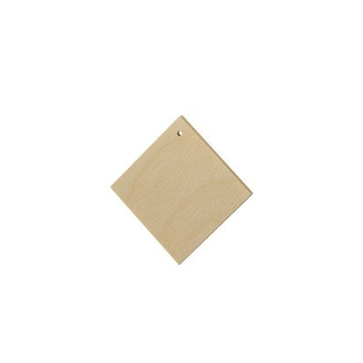 Quadratischer Anhänger aus Holz — Bild 1