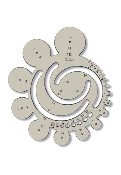 Radius-Schablone 32 — Bild 1