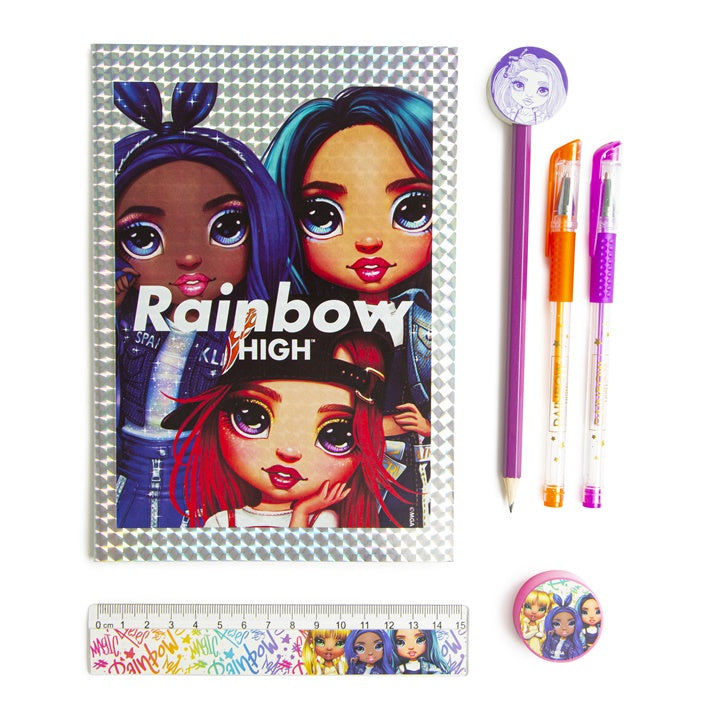 RAINBOW HIGH holographisches Notizbuch mit Schreibwaren — Bild 4