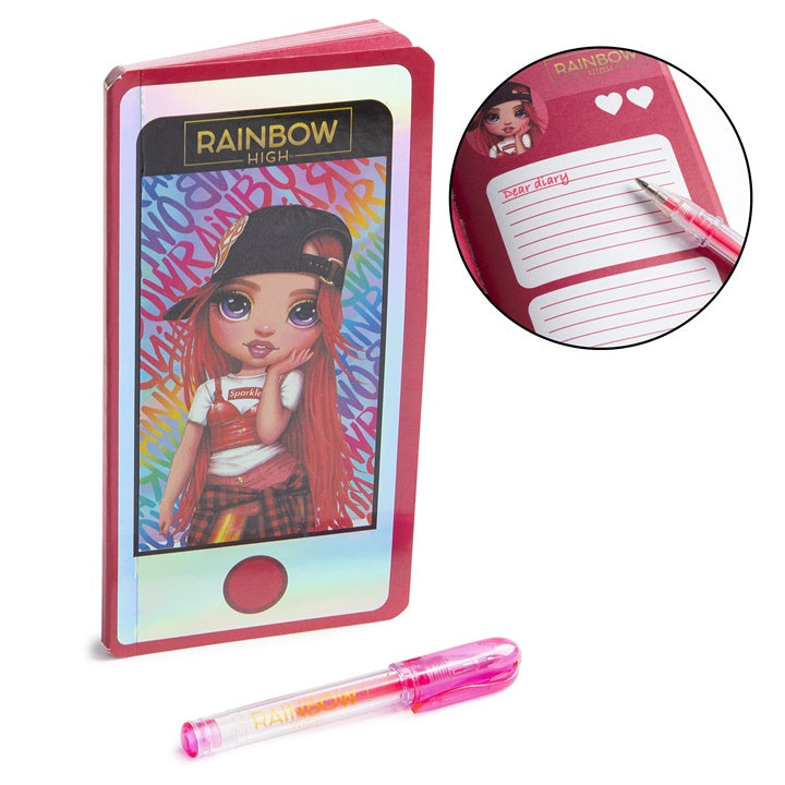 RAINBOW HIGH Notizbuch in Telefonform mit Stift — Bild 9