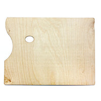 Rechteckige Malerpalette aus Holz — Bild 2