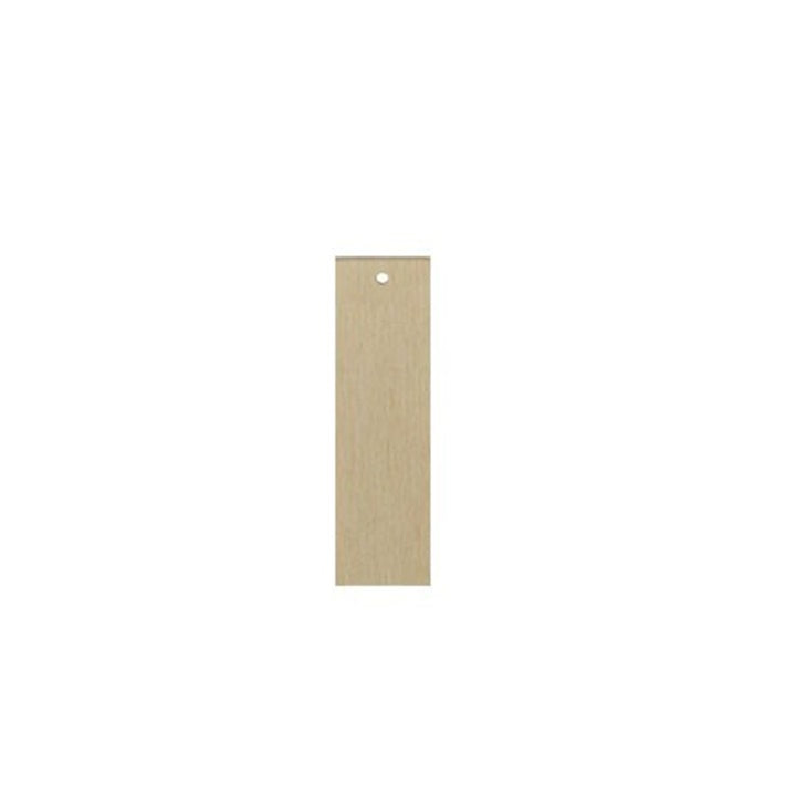 Rechteckiger Holzanhänger Blank — Bild 2