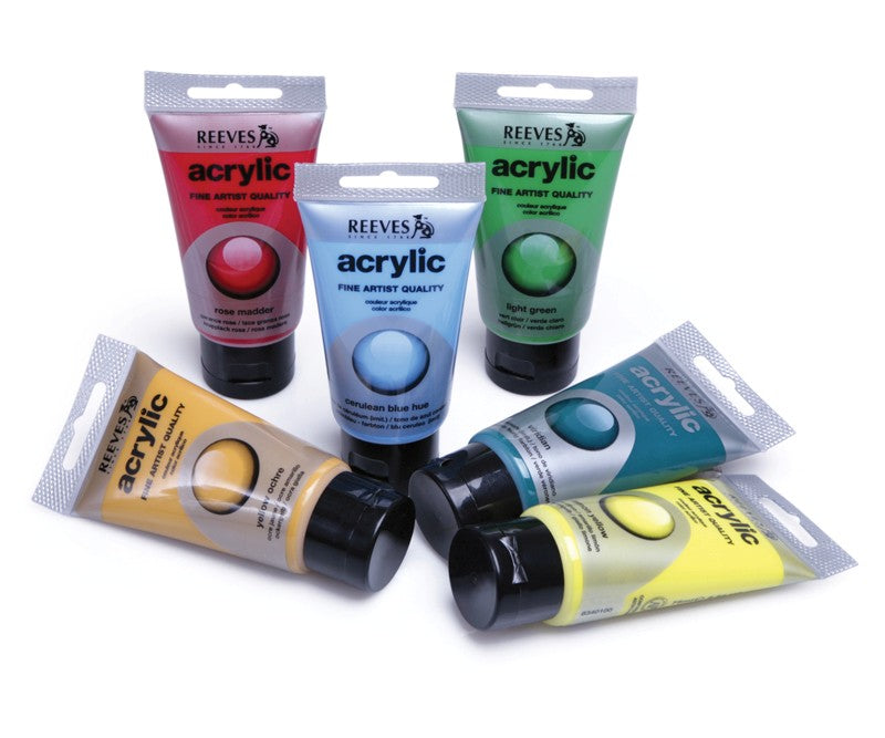 REEVES Fine Artist Acrylfarbe 75 ml | verschiedene Farbtöne — Bild 4