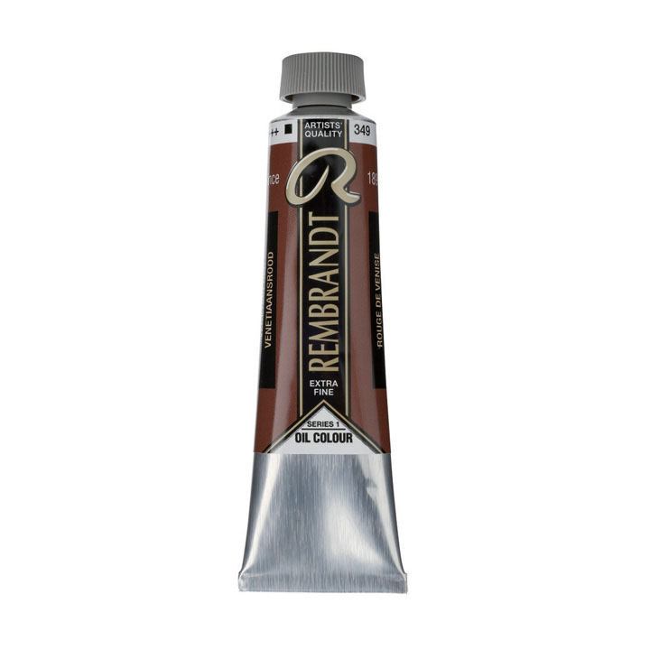 Rembrandt Ölfarbe 40 ml mit höchster Lichtechtheit und intensiver Pigmentkonzentration.