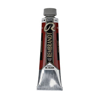 Sortiment der Rembrandt Ölfarben in verschiedenen Farbtönen und 40 ml Gebinden.