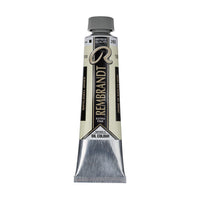 Sortiment der Rembrandt Ölfarben in verschiedenen Farbtönen und 40 ml Gebinden.