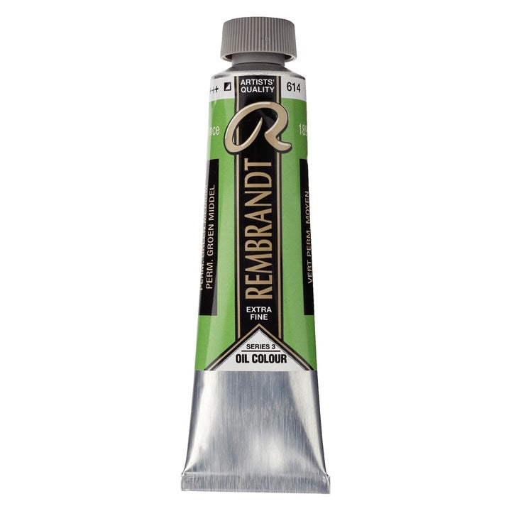 Rembrandt Ölfarbe 40 ml – Perm. Grün Medium