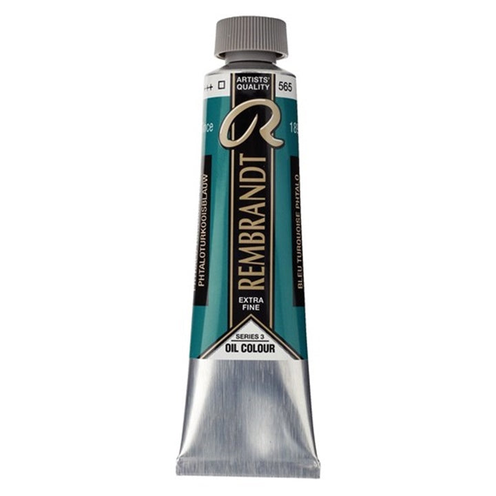 Rembrandt Ölfarbe 40 ml – Phthalo Türkis Blau