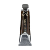 Sortiment der Rembrandt Ölfarben in verschiedenen Farbtönen und 40 ml Gebinden.