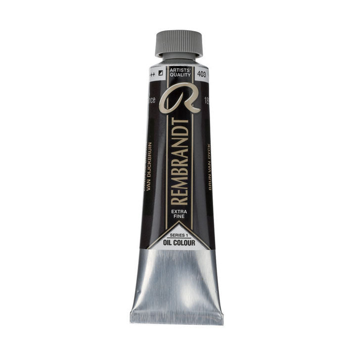 Rembrandt Ölfarbe 40 ml in Nahaufnahme mit brillantem Farbton.