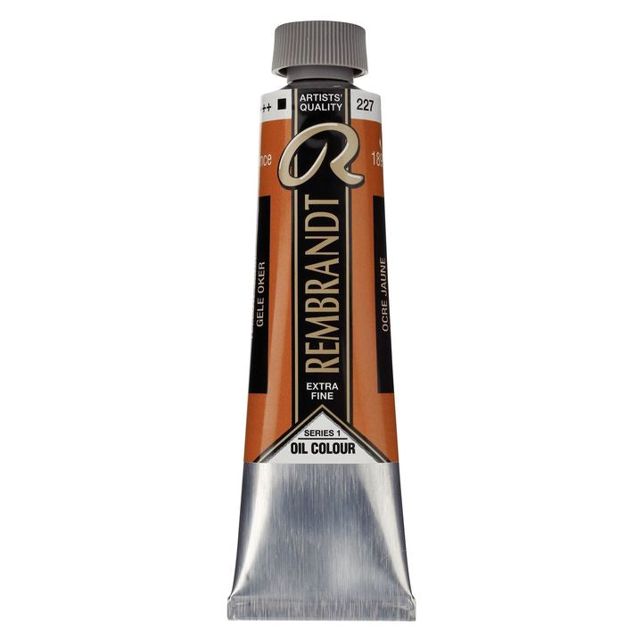Rembrandt Ölfarbe 40 ml in Nahaufnahme mit brillantem Farbton.