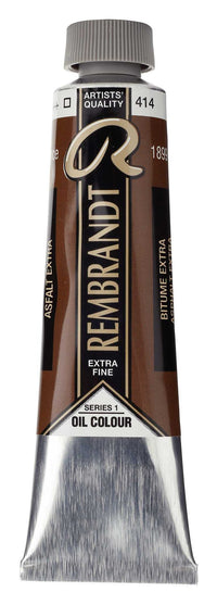 Rembrandt Ölfarbe 40 ml – Asphaltum