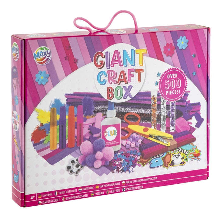 Riesige Bastelkiste Kreativ-Set 500 Teile Rosa — Bild 4