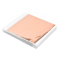 Roségold Metallic Blattgold zum Vergolden 14 x 13 cm 100 Blatt — Bild 3