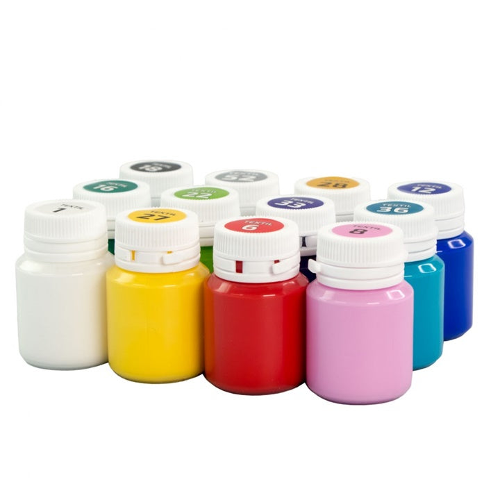 ROSA-Acrylfarben für Textilien 12x20 ml — Bild 10