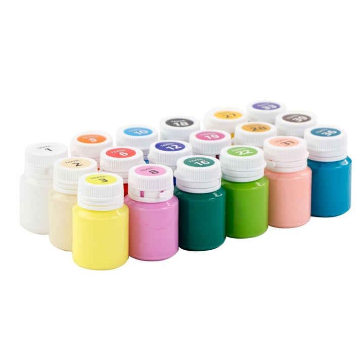 ROSA-Acrylfarben für Textilien 18x20 ml — Bild 9