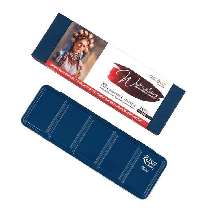Rosa Galerie Portrait Aquarell Set 14x2.5 ml — Bild 5