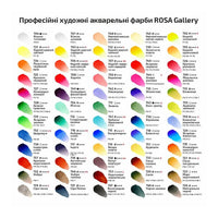 Rosa Gallery Aquarellfarben im Näpfchen 2,5 ml | verschiedene Farben — Bild 56