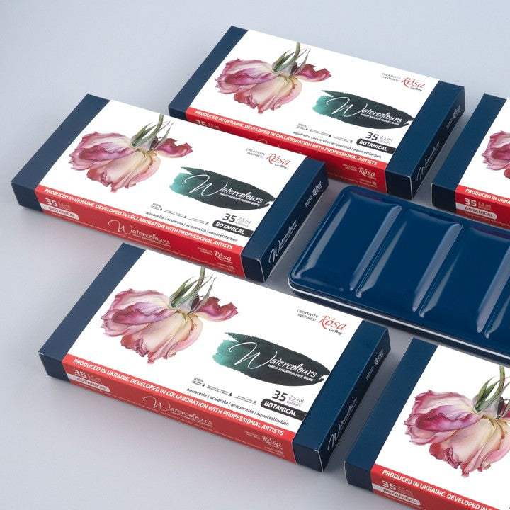 rosa-gallery-botanical-aquarellfarben-set-metallkasten-35-farben-ganze-naepfchen-5
