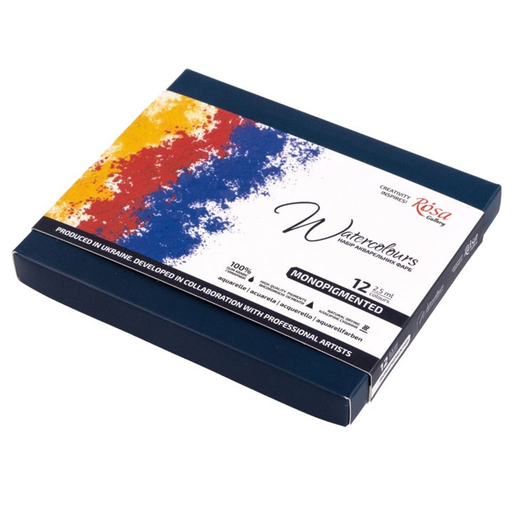 ROSA Gallery Monopigmentierte Aquarellfarben 12x2,5 ml — Bild 10