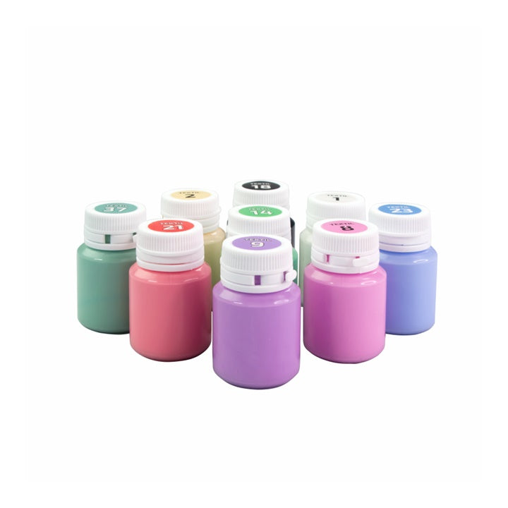 ROSA Pastell-Acryl-Farben für Textilien 9x20 ml — Bild 9