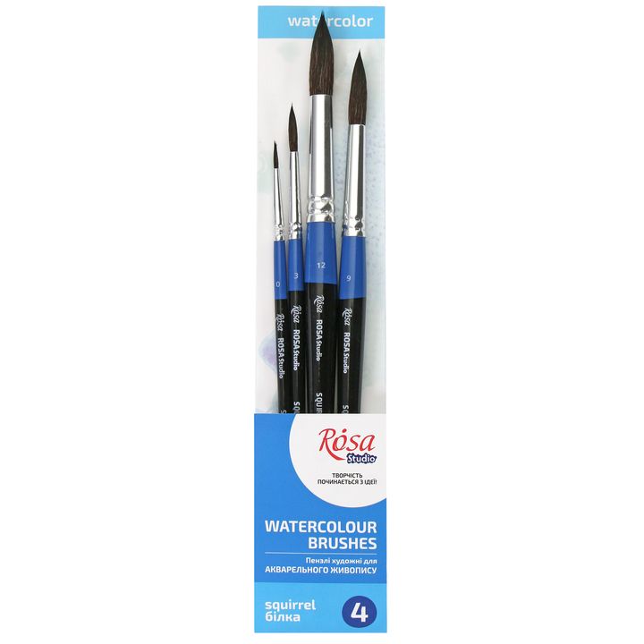 ROSA Studio Aquarell Rundpinsel Set — Bild 3