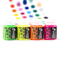 ROSA TALENT fluoreszierende Textilfarbe 20 ml mit cremiger Konsistenz für helle und dunkle Stoffe.