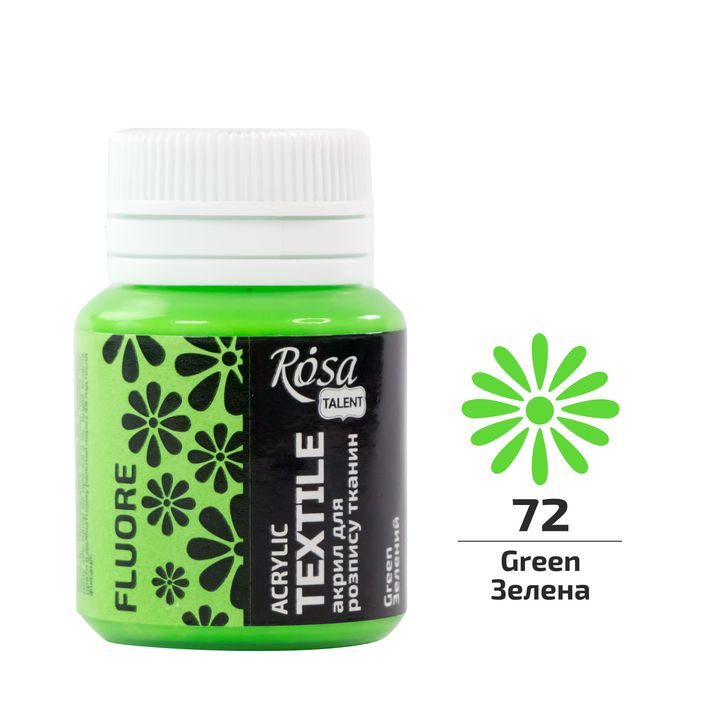 ROSA TALENT Fluoreszierende Textilfarbe 20 ml | verschiedene Farbtöne — Bild 3