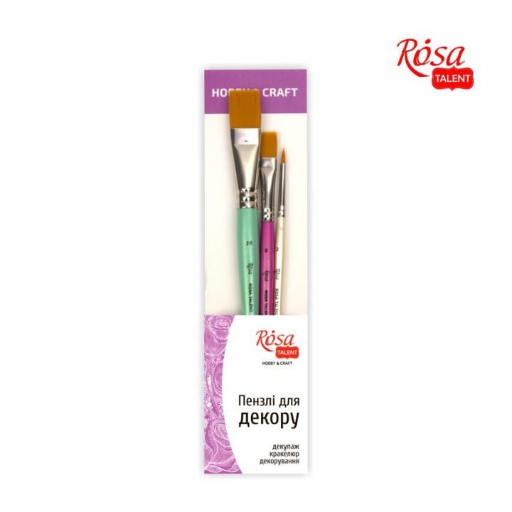 ROSA TALENT Hobby- und Bastelpinsel-Set — Bild 1