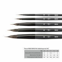 ROSA WAVE 148 Runder Naturhaar-Liner | verschiedene Größen — Bild 9