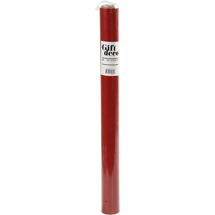 Rotes Geschenkpapier 50cm x 5m — Bild 5
