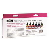 Royal &amp; Langnickel Acryltinten Neonfarben 6 x 30 ml — Bild 1
